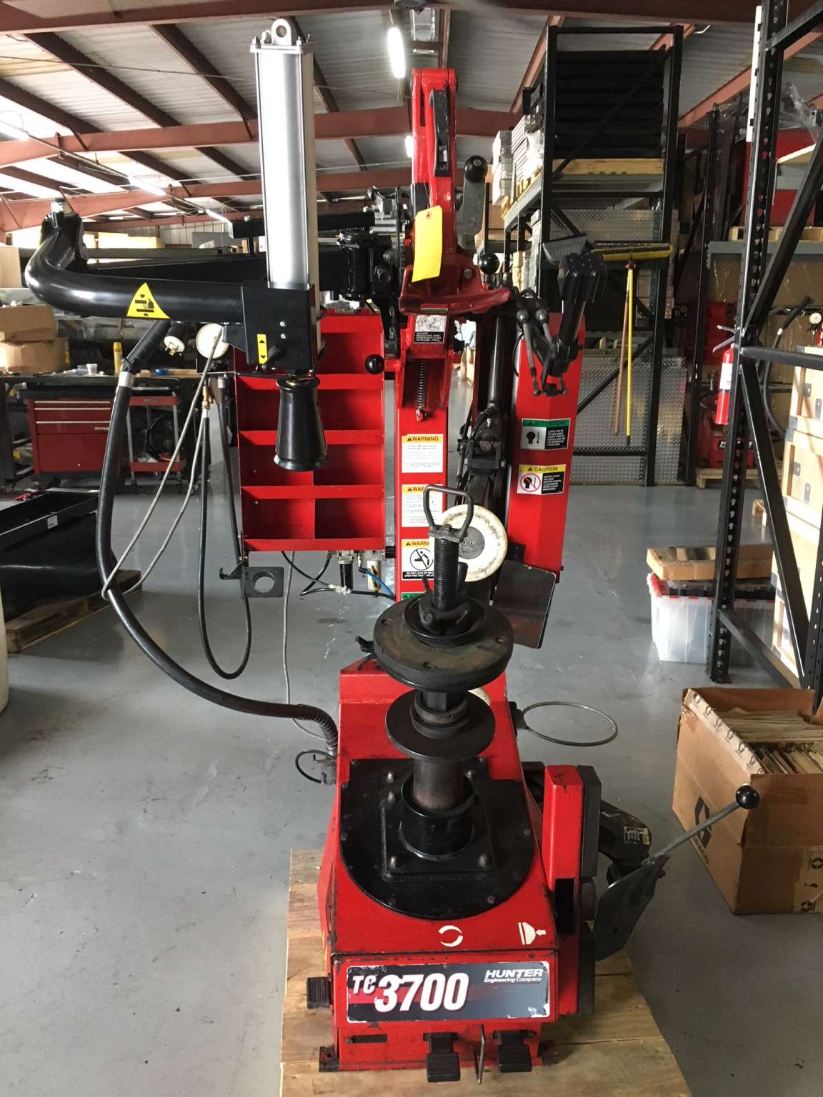 Used Hunter Tire Changer TC3700 Automotive Machine Advisors