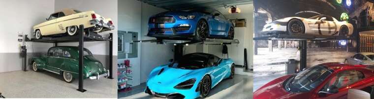 Car Lifts - Creating A Four Car Dream Garage In A Two Car Space ...